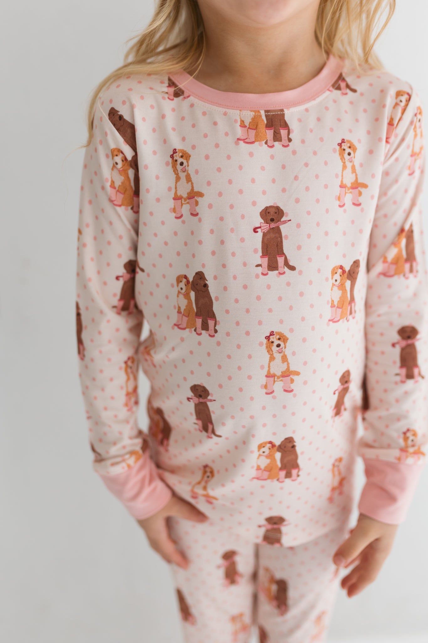 IMJ Pink Pup Friends 2pc Set