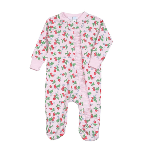 Baby Loren Berry Sweets Pima Footie