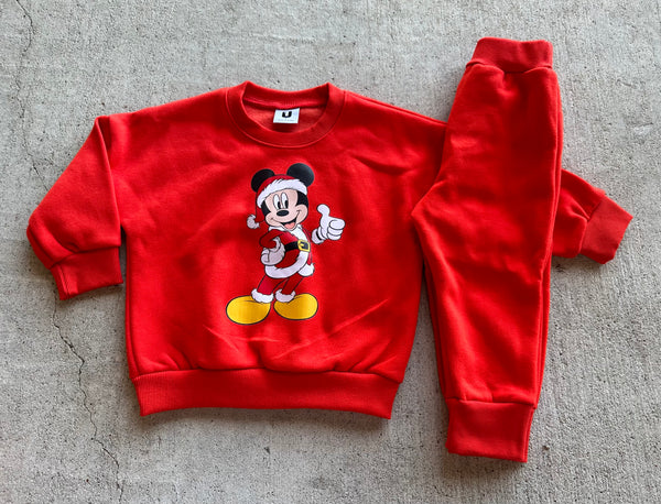 Christmas Mickey Sweat Set