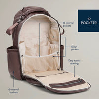 Itzy Ritzy Espresso Boss Diaper Bag Plus