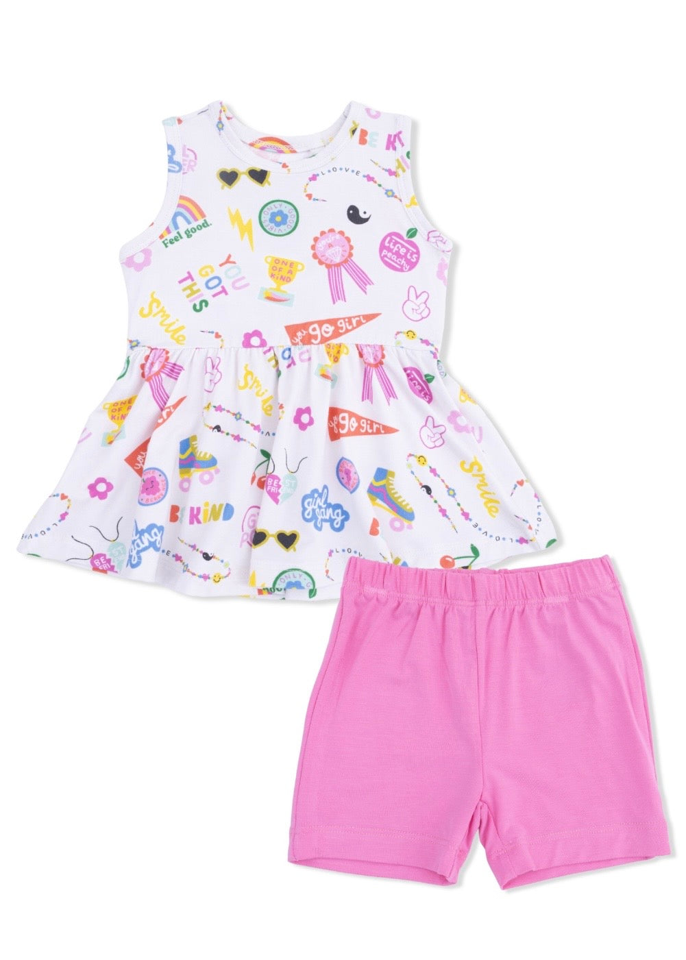 Angel Dear Girl Power Peplum Set