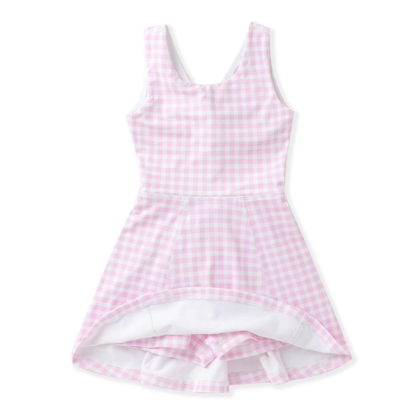 Swoon Baby Pink Gingham Dress