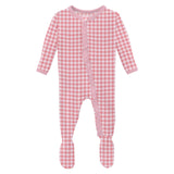 Kickee Pant Cake Pop Gingham Ruffle Footie