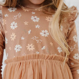 Sweet Wink Ditsy Fall Floral Tutu Dress