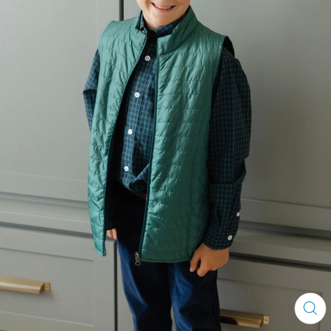 J Bailey Forest Quilted Vest
