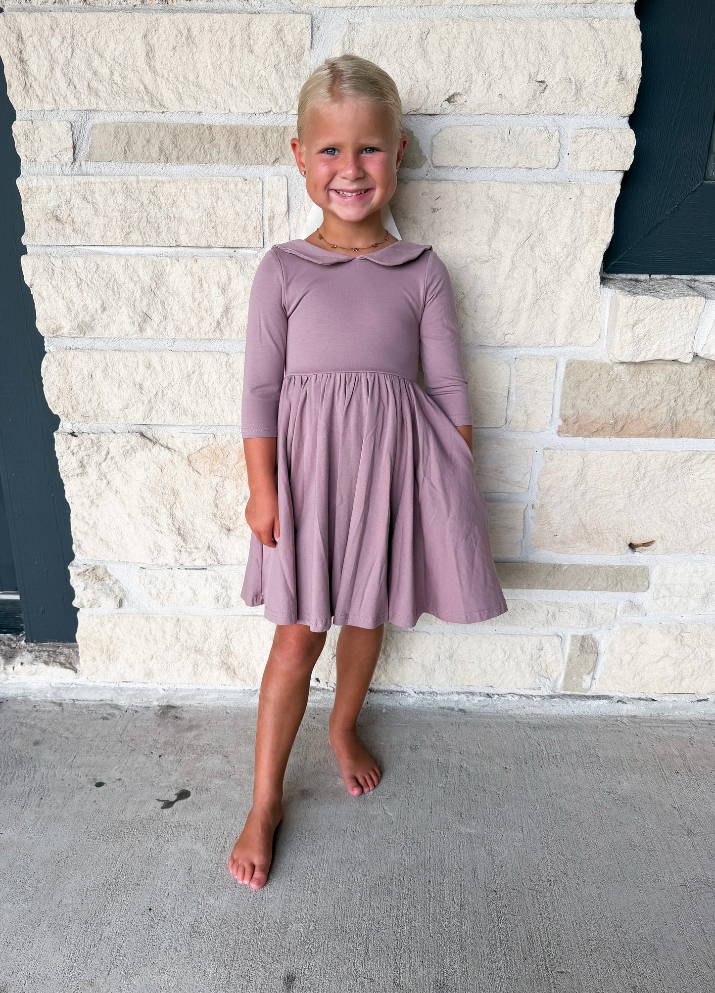 Ollie Jay Mauve Rubina Dress