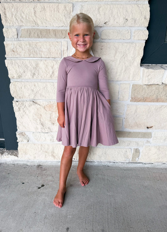 Ollie Jay Mauve Rubina Dress