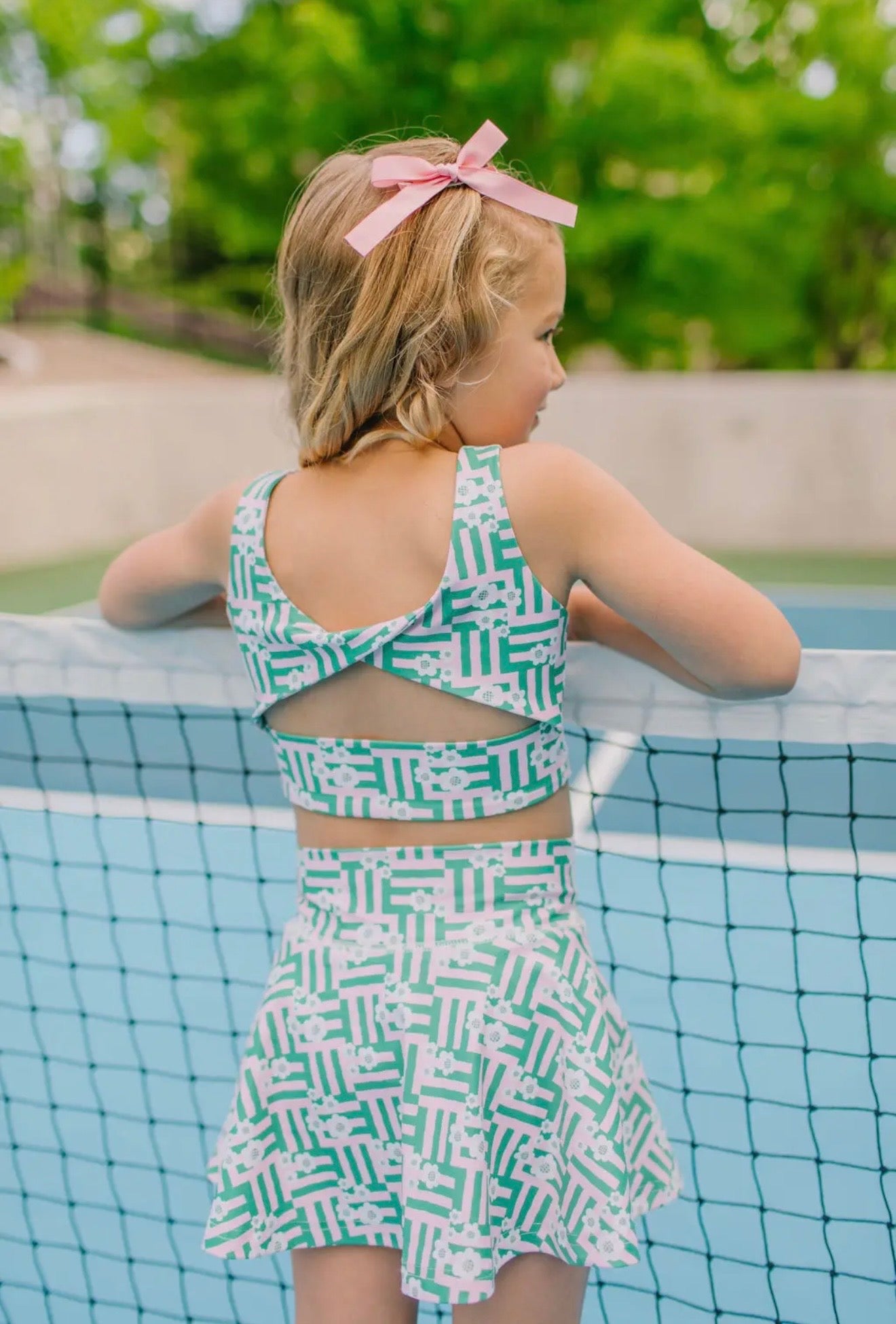 Ollie Jay Wildflower Grid Athletic Set