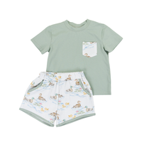 Cypress Row Darling Ducks Short Set