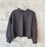 Yoga Baby Taupe Slouchy Sweatshirt