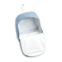 TRVL Indigo Rodeo Check Bring It Lunch Bag