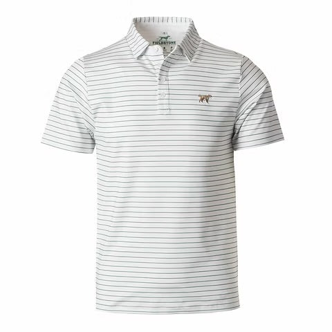 Fieldstone Green + White Drifthouse Polo