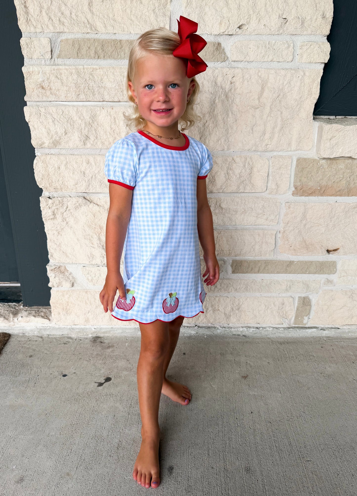 Trotter Street Apple Trio Dress