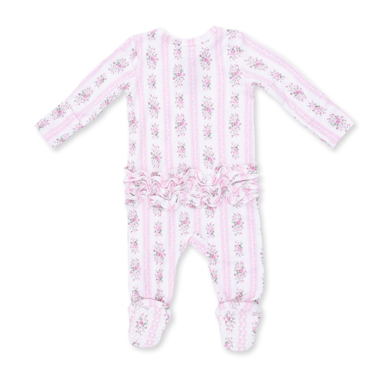 Angel Dear Bella Rose Stripe Footie
