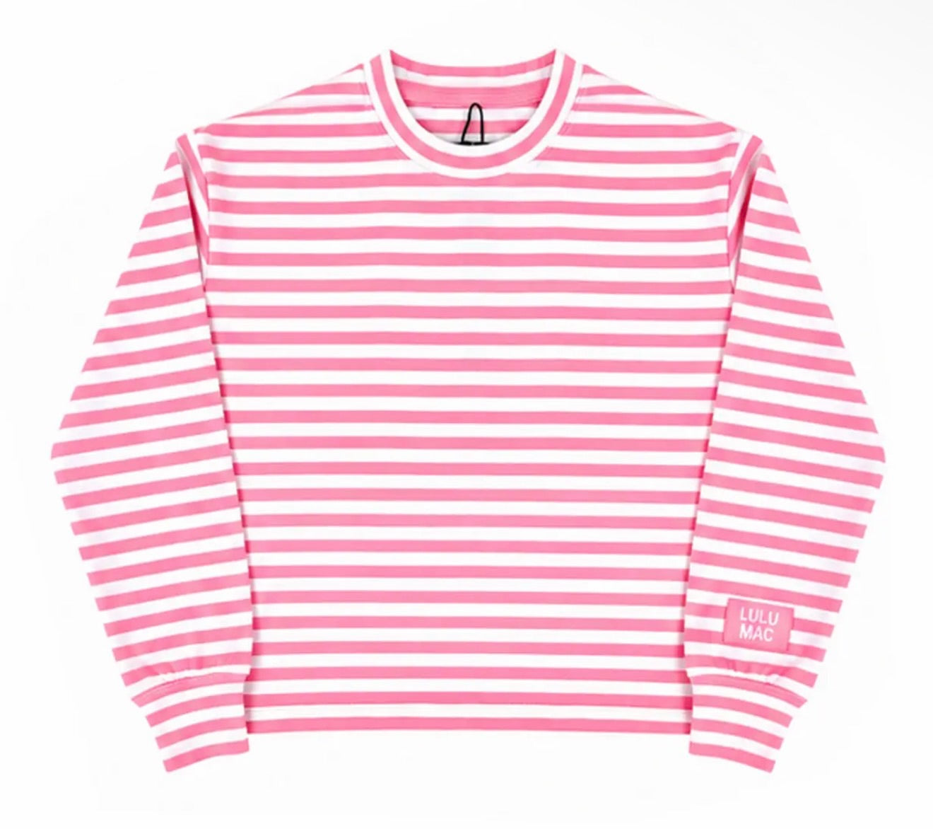 Lulu Mac Bubblegum Stripe LS Top