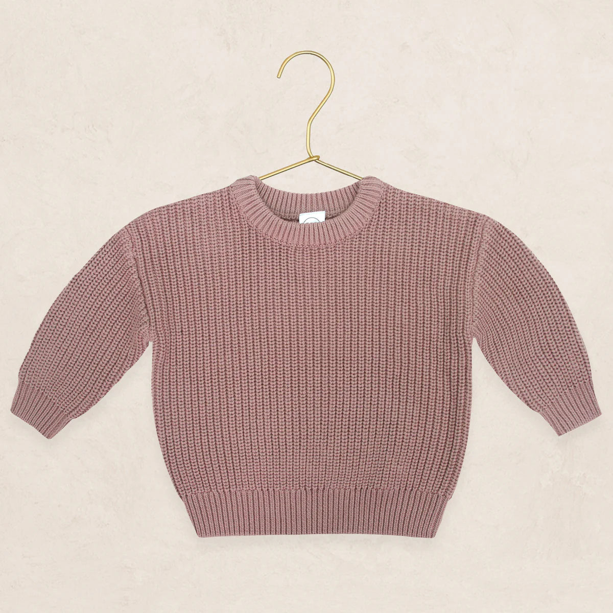 Lou Lou Mauve Knit Chunky Sweater
