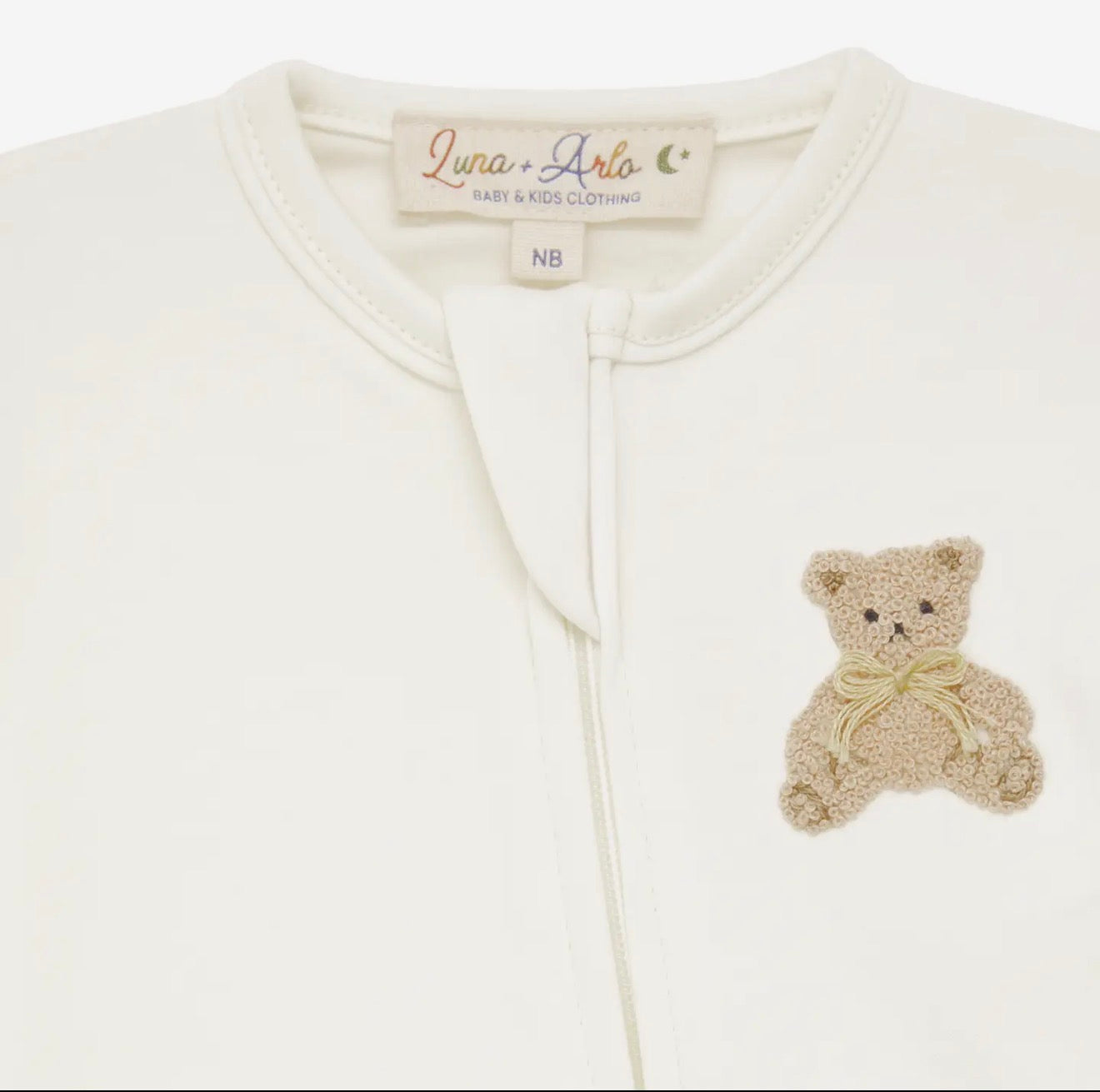 Magnolia Baby Ivory Bear Hugs Footie