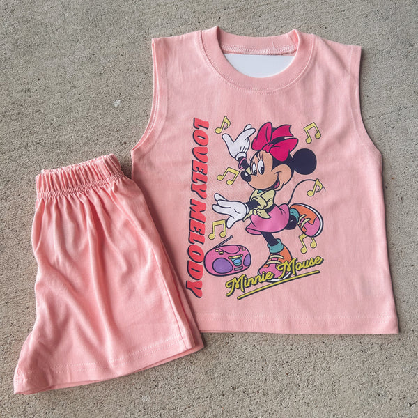 Retro Minnie Tank + Short Set