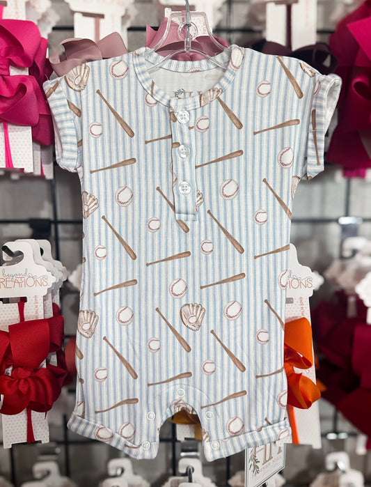 Hamner Hill Baseball Romper