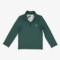 Velvet Fawn Beau Quarter Zip Mallard Green