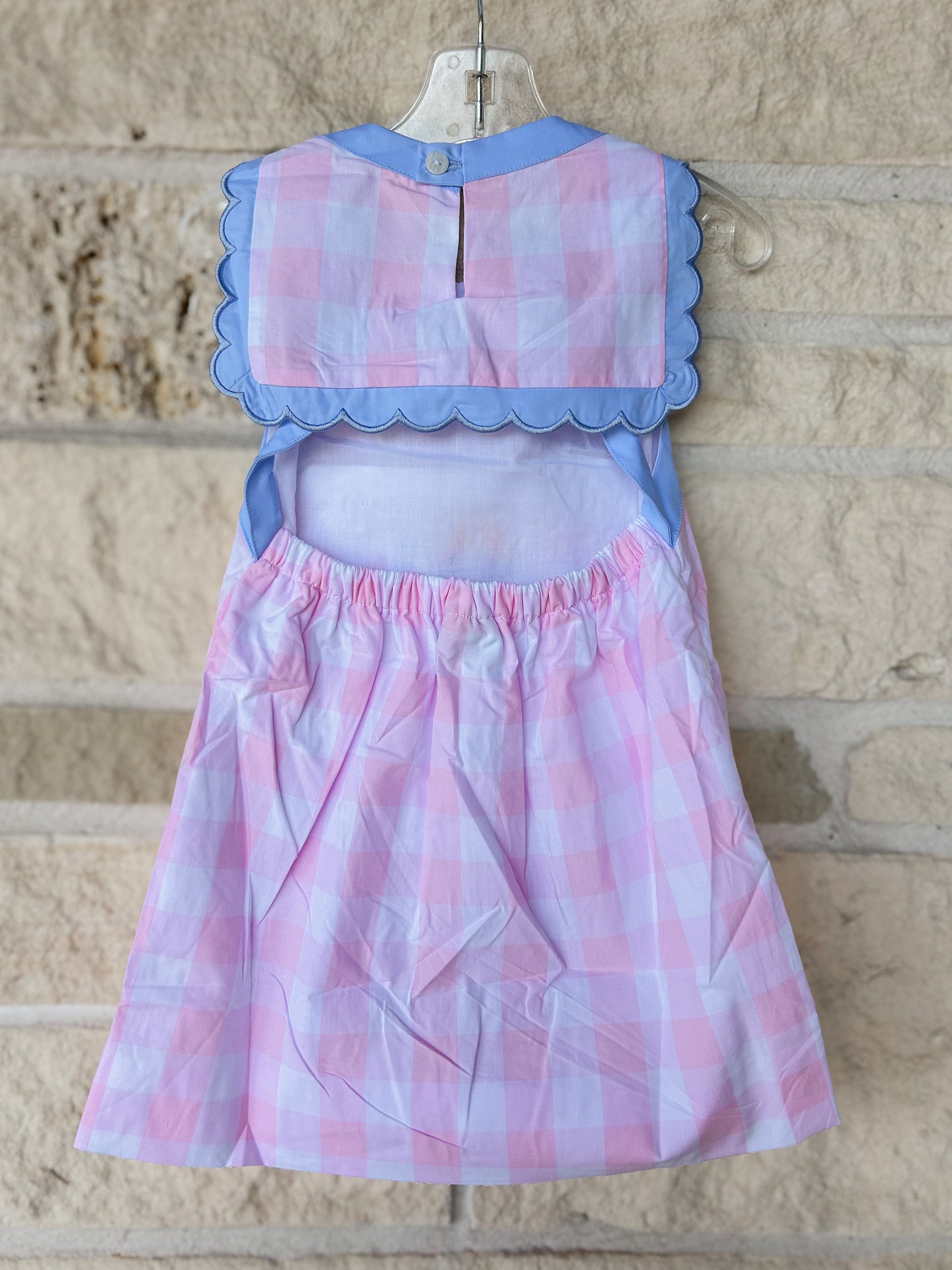 Smocked Flamingo Smocked Princess Carriage Dress