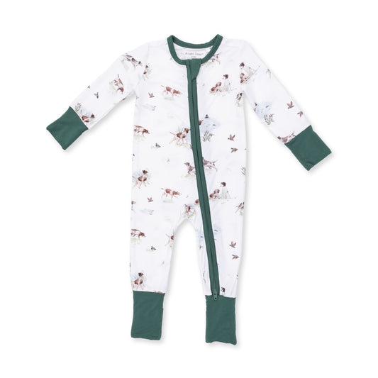 Angel Dear Pointer Pups and Ducks Playsuit