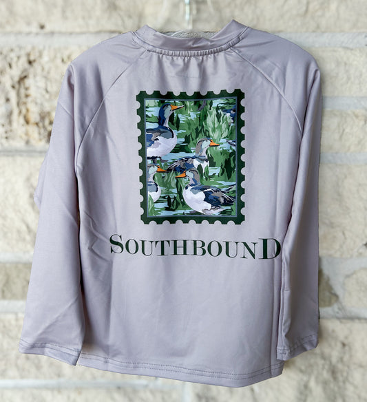 Southbound Duck Stamp LS Performance Tee