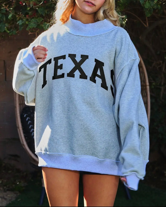 Reversible Texas Mockneck Crewneck