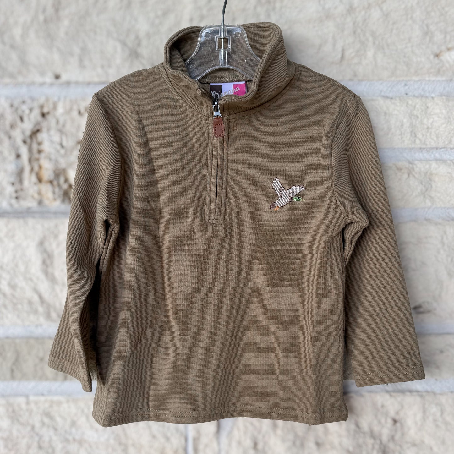 Banana Split Duck 1/4 Zip Pullover