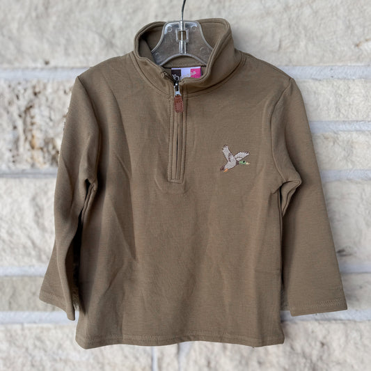 Banana Split Duck 1/4 Zip Pullover