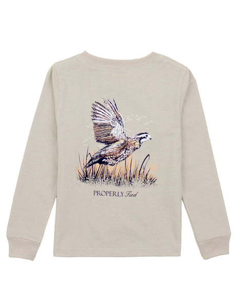 Properly Tied Quail LS Tee