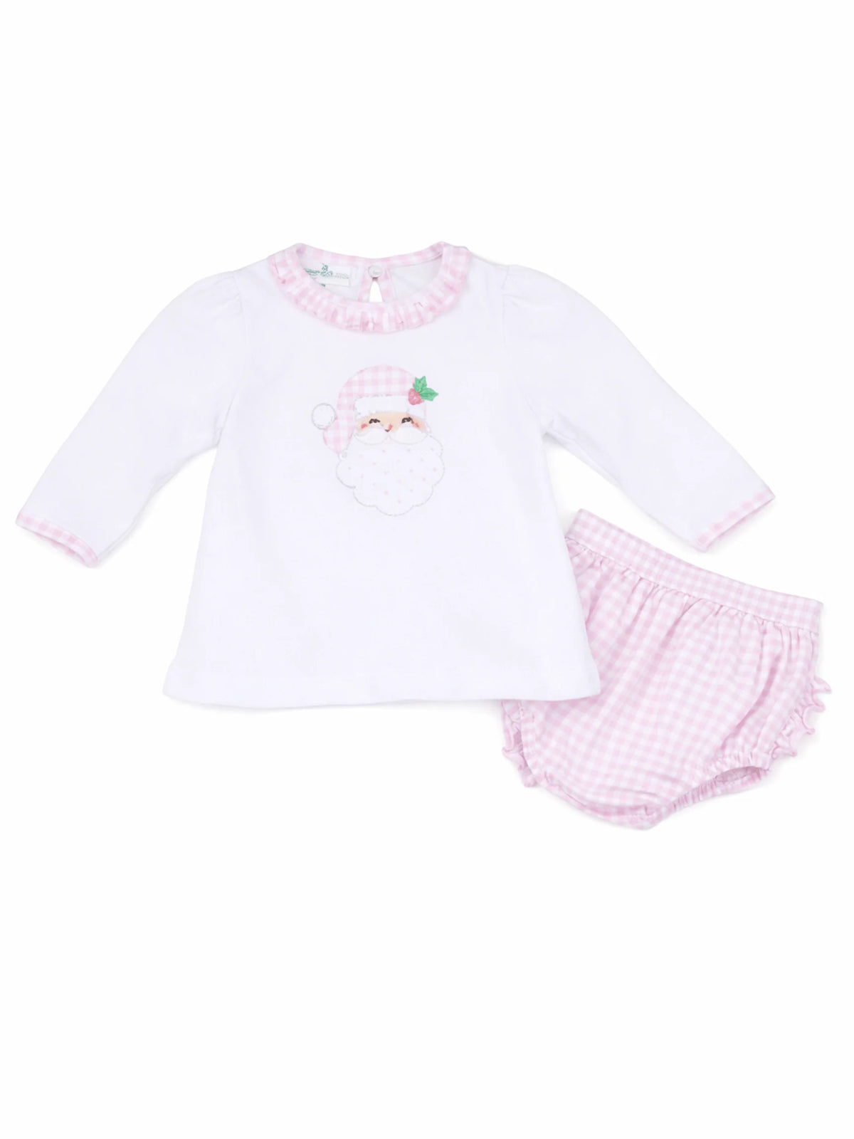 Magnolia Baby Pink St. Nick Diaper Cover Set