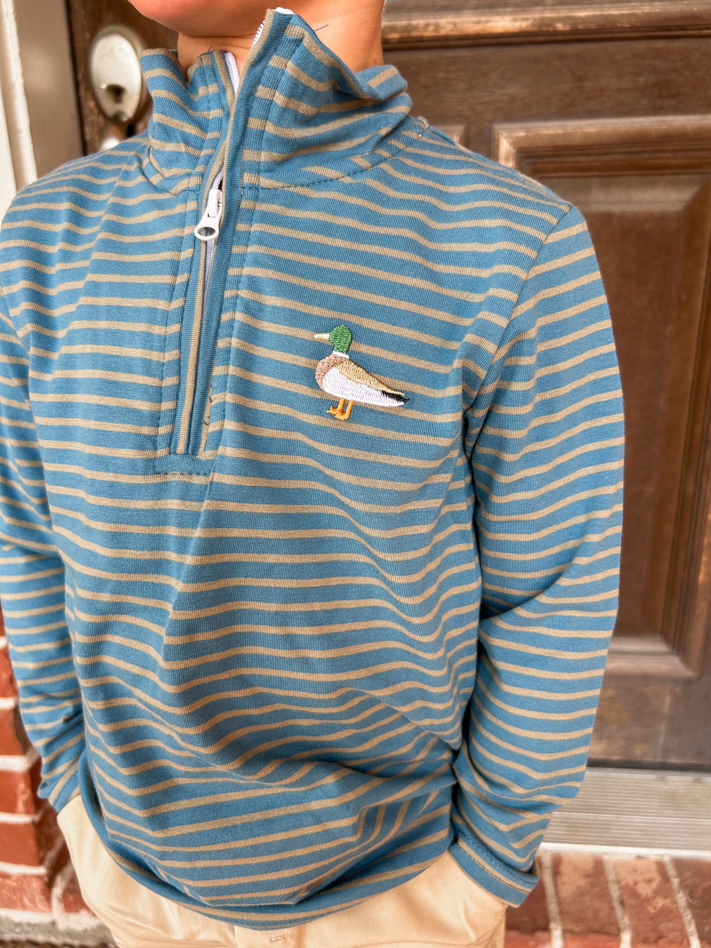Trotter Street Mallard Quarter Zip Pullover
