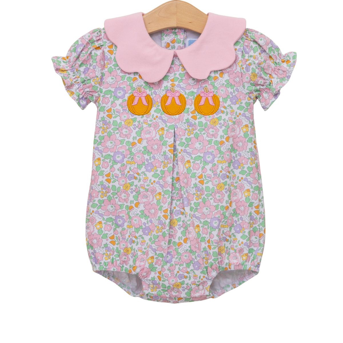 Trotter Street Kids Pumpkin Floral Bubble