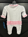 Magnolia Baby Pink Bow Footie