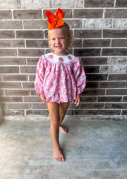 Poppy Kids Allie Pumpkin Bloomer Set
