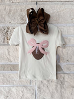 Sweet Wink Coquette Football Tee