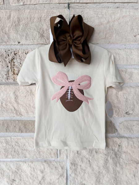 Sweet Wink Coquette Football Tee