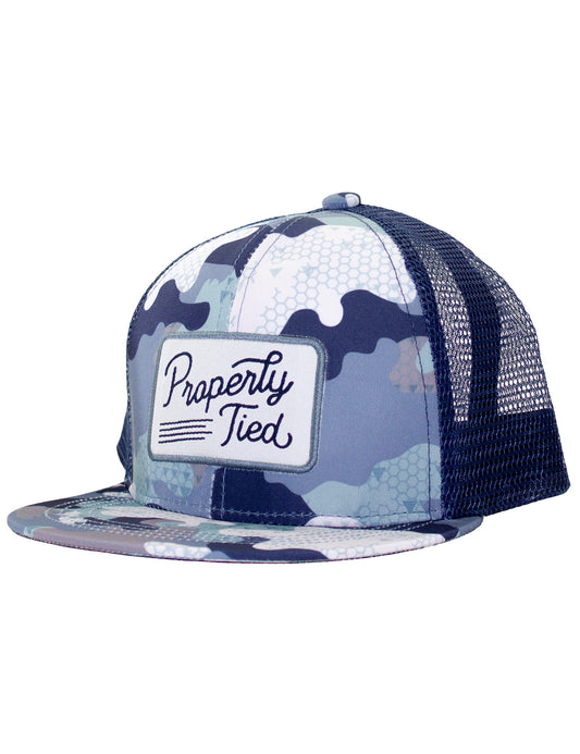 Properly Tied Delta Camo Youth Trucker Hat