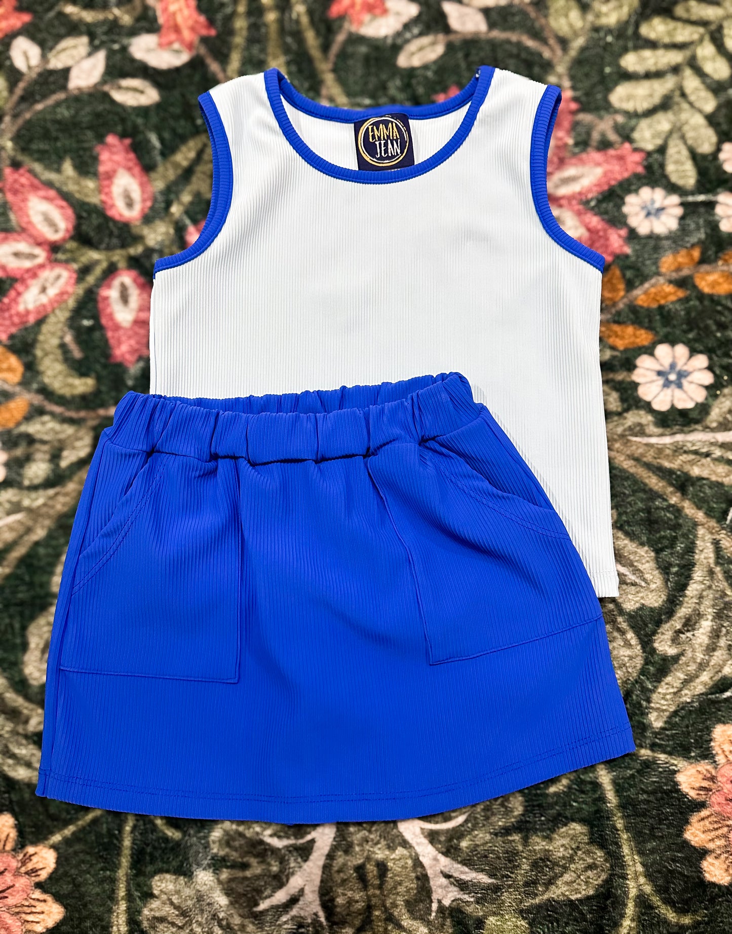 Emma Jean Elena Blue Skort Set