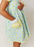 Swoon Baby Lemon Pocket Dress