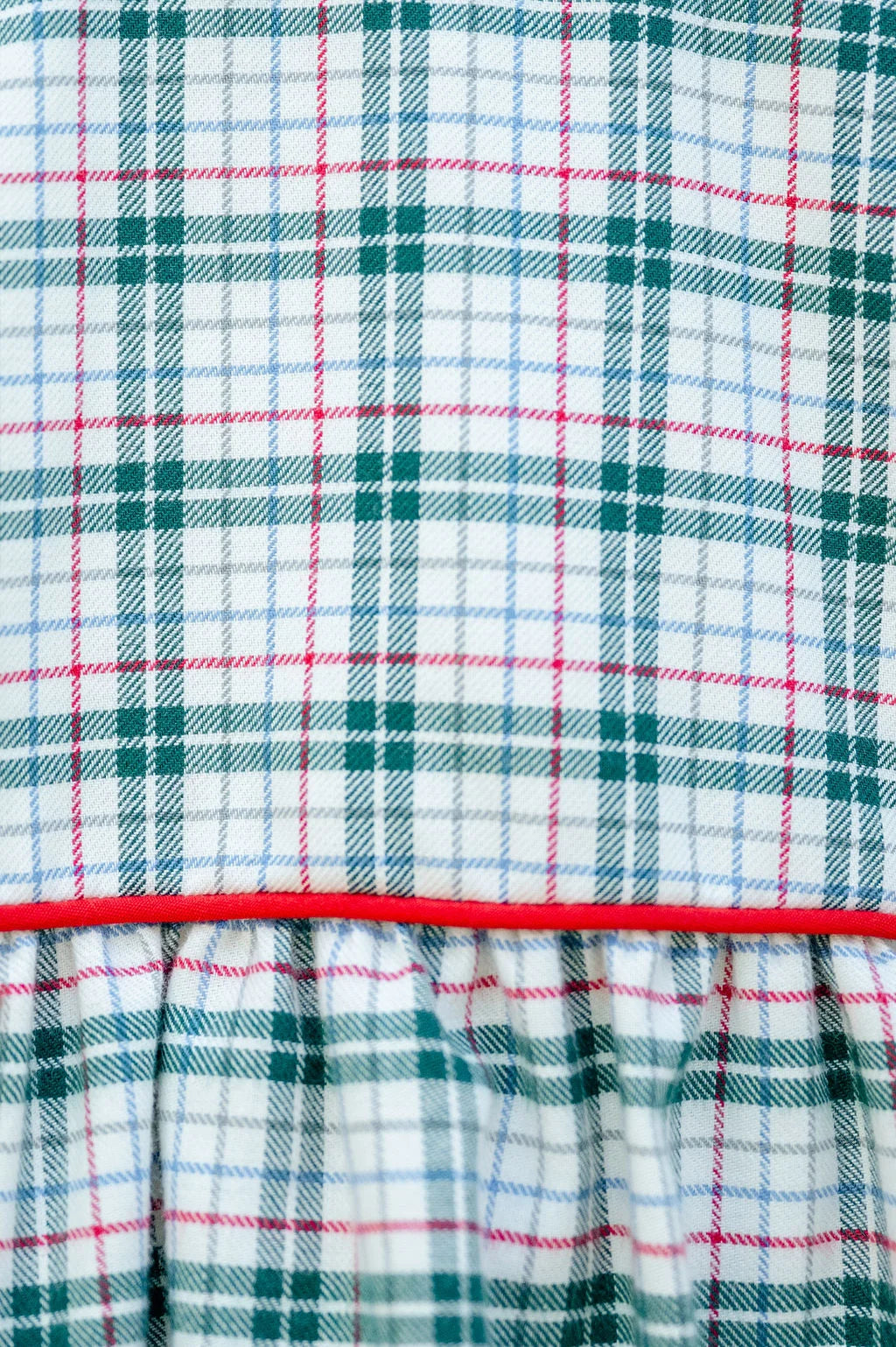 Ruth & Ralph Holiday Fields Plaid Bubble