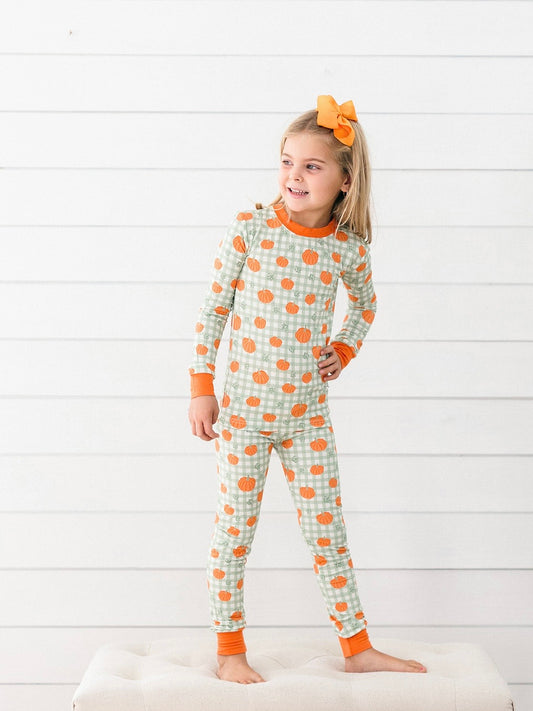 Poppy Kids Cozy Pumpkin PJ Set