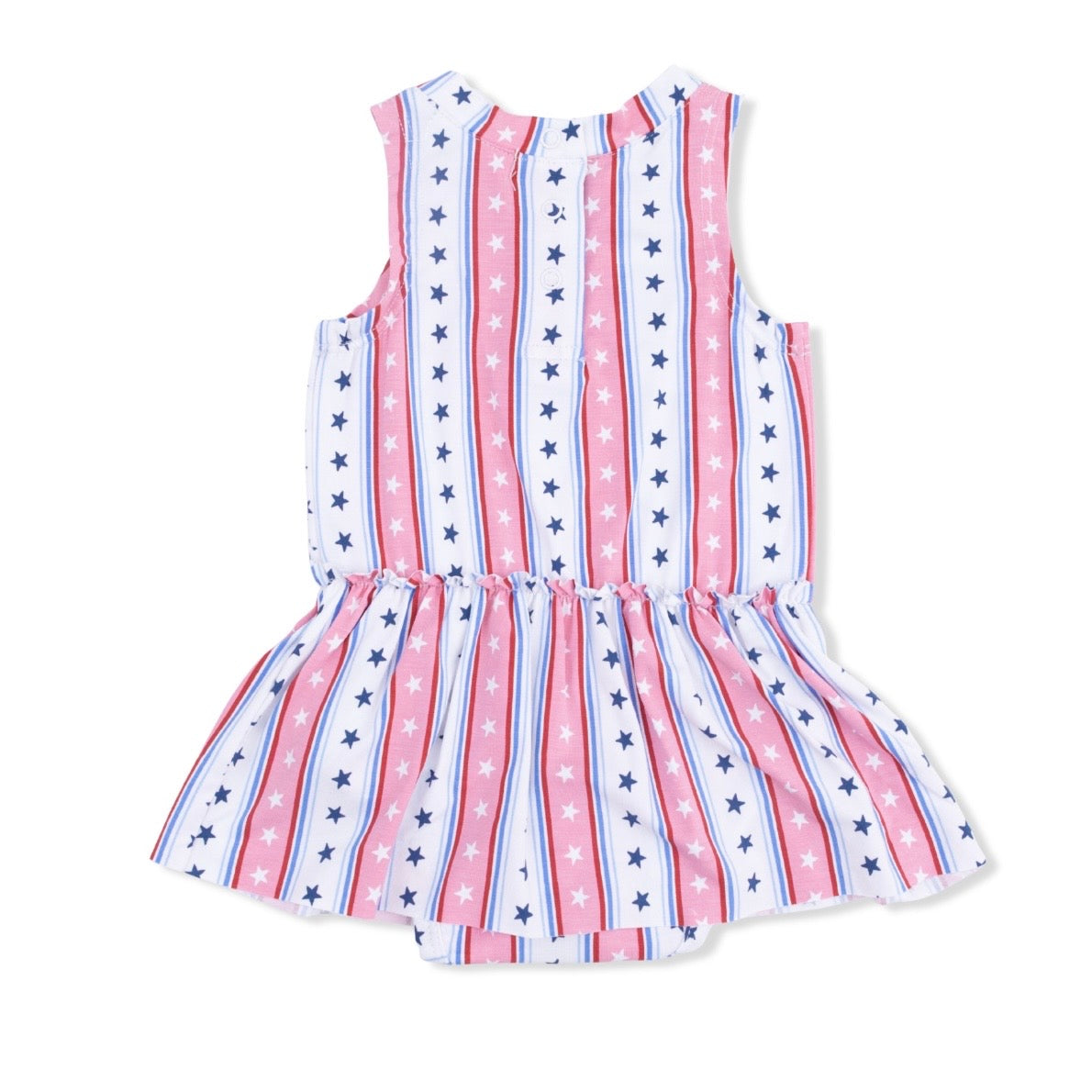 Angel Dear Stars & Stripes Skirted Bodysuit
