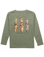 Properly Tied Duck Calls LS Performance Tee