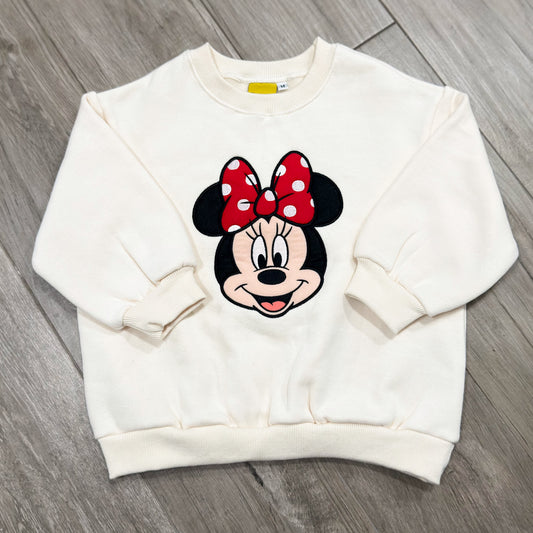 Minnie Mouse Cream Crewneck