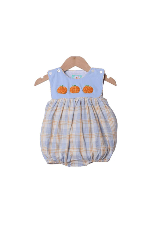 Smocked Flamingo French Knot Bubble