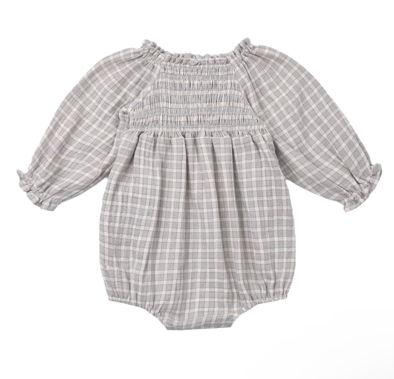 Quincy Mae Blue Gingham Eden Bubble