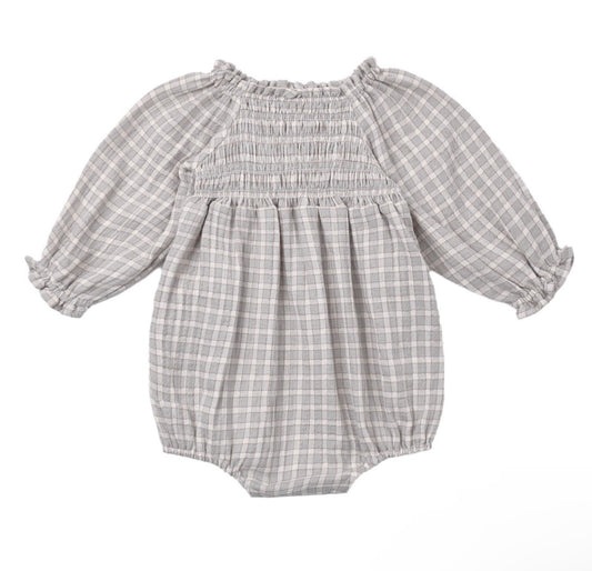 Quincy Mae Blue Gingham Eden Bubble