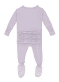 Kickee Pant Thistle Ruffle Footie